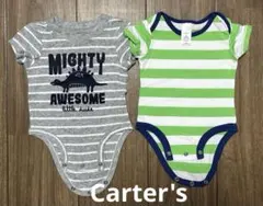 Carter's 3M ベビー ロンパース 半袖 2点セットのサムネイル