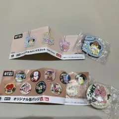 くら寿司　びっくらポン　BT21 缶バッジ　ラバーマスコット