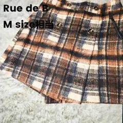 0001 Rue de B　キュロットスカート　チェック柄　クラシカル　日本製のサムネイル