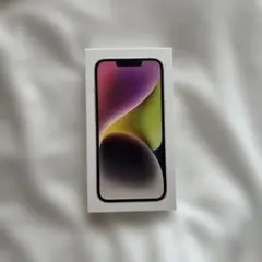 箱　充電器　Apple iPhone 14 パープルモデル