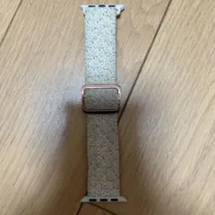 Apple Watch バンド　ファブリックバンド　ホワイト　白