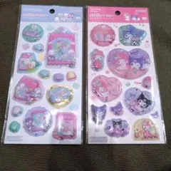 正規品　クロミ　マイメロ　はぴだんぶい　わたあめカプセルシール 2枚セット