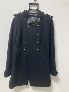 ROPÉ ブラック フード付きコート