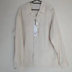 【未使用】ユニクロ +J スーピマコットンオーバーサイズシャツ Ｌ