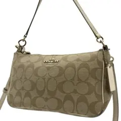 コーチ　2way ワンショルダー　バッグ　アクセサリーポーチ　シグネチャー