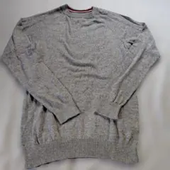 H&M グレー クルーネック ニット 長袖