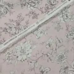 COSMO TEXTILE 花柄ダブルガーゼ 生地 ピンク系
