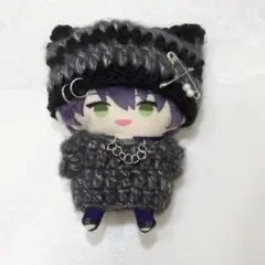 にじぱぺっと ボーダー猫耳ニット帽 ニット セーターセット y2k