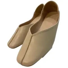 【メヌエ】Menue 踵を折っても履ける 2WAY クッションVカットバブーシュ