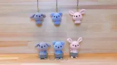 おとぼけアニマルズ　あみぐるみ