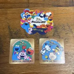 ユニバーサルスタジオジャパン 25周年 ステッカー 公式ホテル限定　まとめ売り