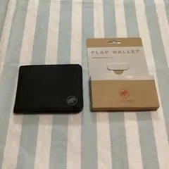 MAMMUT FLAP WALLET ブラック マムート 折り財布　未使用品のサムネイル