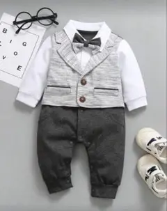 ロンパース　お祝い　フォーマル　ベビー服