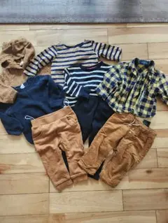 ベビー服セット 長袖、ズボン　秋冬物