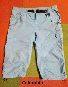 Columbia　コロンビア　 ライトブルー カーゴ　ハーフパンツ　M