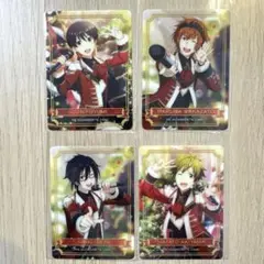 アイドルマスターSideM イオン限定 チーズソフトクッキー クリアカード　4点