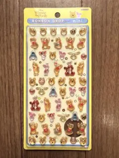 ボンボンドロップシール ミニ　くまのプーさん　ディズニー