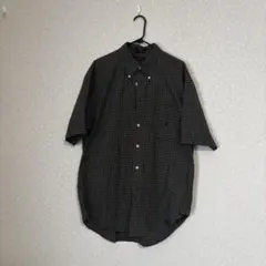 NAUTICA 深緑 半袖チェックシャツ XL コットン100% フィリピン製のサムネイル