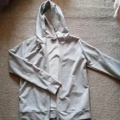 PUMA フルジップパーカー（ライトグレー・M）