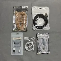 【新品】5本セット Lightning USB 充電ケーブル iPhone用