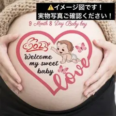 マタニティフォト用シール 妊婦用 タトゥーシール マタニティフォト ボディ