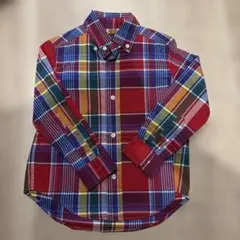 Ralph Lauren チェック柄長袖シャツ 3T