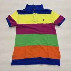 Polo by Ralph Lauren カラフルポロシャツ M