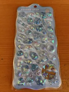 ボンボンドロップシール　churukira　オーロラ　そらねこボンボン