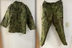 陸上自衛隊 迷彩 戦闘服3型 ベルト付 上下セット - メルカリ