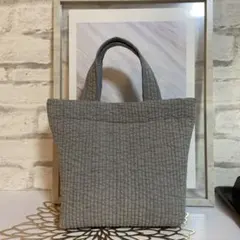 No.76 ヌビバッグ　トートバッグ　グレー