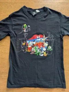WARNER BROS キャラクターTシャツ ブラック