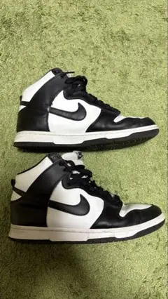 Nike ハイカットスニーカー ブラック/ホワイト パンダダンク