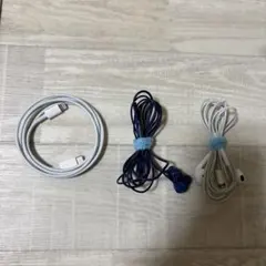 lightning イヤホン2本 iPhone充電器セット