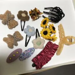 ヘアアクセサリー13点まとめ売り