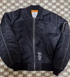 STUSSY BUILT REVERSIBLE BOMBER JACKET