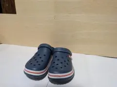 ネイビー サボサンダル SPORTロゴ入り