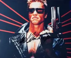 ターミネーター2 アーノルド・シュワルツェネッガー 直筆サイン入り