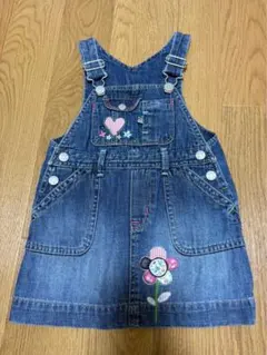 baby GAP デニムオーバーオール 80
