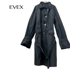 EVEXトレンチコート　薄手羽織　アウター　防寒ビジネスオフィス　大きめ４XL