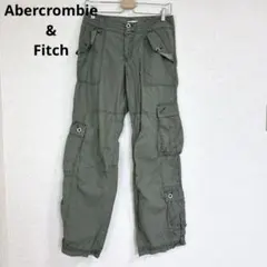 【アバクロンビー＆フィッチ】カーゴパンツ コットン100 カジュアル カーキ S