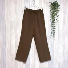 【FTY】ワイドパンツ ストレート カジュアル ウエストゴム きれいめ M