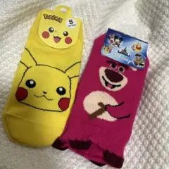 キャラクター靴下　12〜15cm ポケモン　ディズニー　アニメ