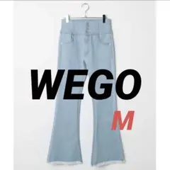WEGO ハイウエスト ストレッチ フレアパンツ　韓国 Mサイズ　ブーツカット