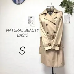 11561-1 ナチュラルビューティーベーシック トレンチコート アウター