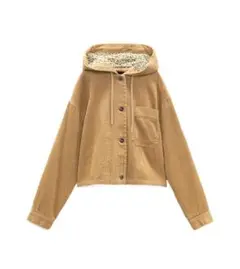 SALE❤️ZARA♡オーバーサイズコーデュロイジャケット♡新品♡定価5990円