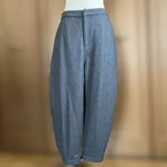 Kelen バレルシルエット　ウール混裏地付きパンツ