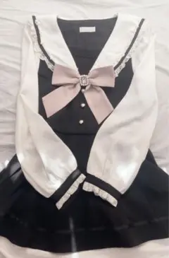 LIZLISA リズリサ セーラーカラー セットアップ ブラック