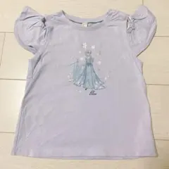 アプレレクール❁エルサ Tシャツ 薄紫色 フリル付き
