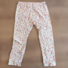 ユニクロ花柄キッズレギンス 100cm