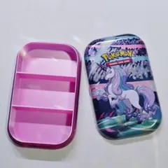 仕切付きtin缶　ダメカンケース　ポケモン海外限定